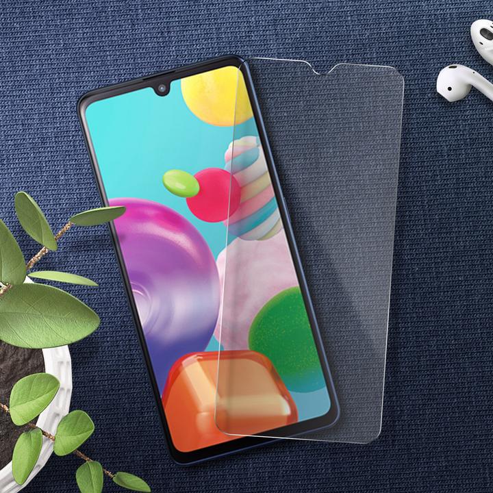 Actual product image Avizar Crystal clear film, glass screen protector (2 Piece, Samsung Galaxy A41)