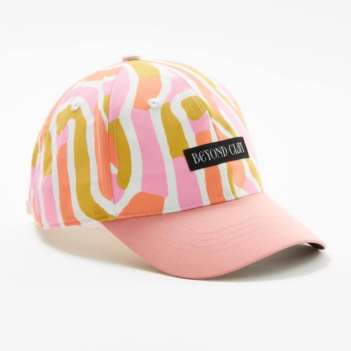 Artengo Tenniscap TC 500 Motiv orange/grün Grösse 56