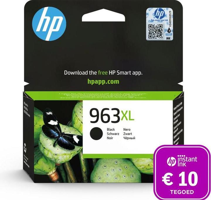 Produktbild HP 963XL - Inktcartridge Zwart + Instant Ink tegoed
