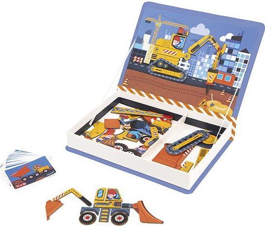 Produktbild Janod Magnetbuch Baustelle