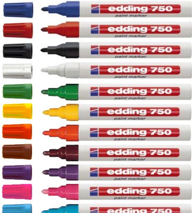 Image du produit Edding marqueur de peinture 750 (Orange, 2 mm, 1 x)