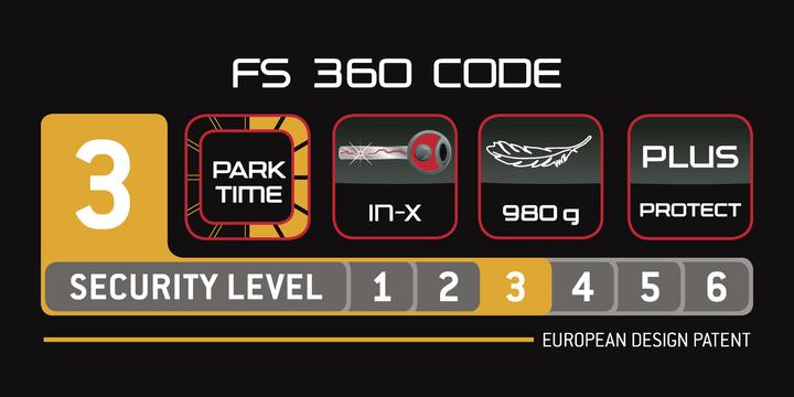 Produktbild Trelock FS 360 Code Faltschloss (75 cm)