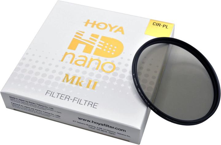 Actual product image Hoya HD Nano Mk II CIR-PL Filter (72 mm, Polarizing filter, 72 mm)
