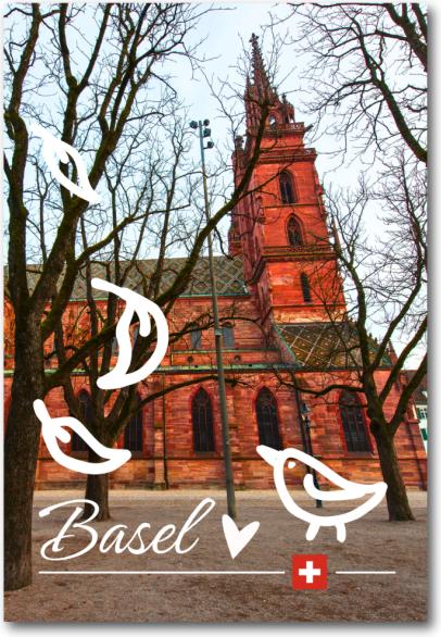 Produktbild CreaDiva Fotomagnet Basel - Münster Bäume