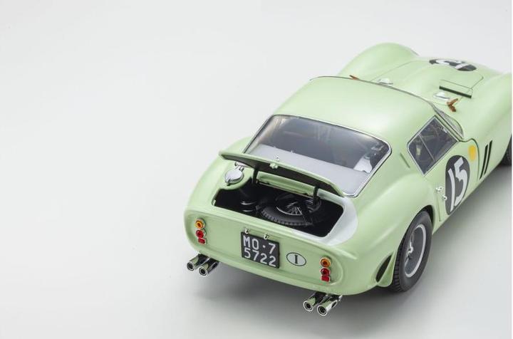 Actual product image Kyosho Ferrari 250 GTO Goodwood Tourist Trophy 1:18