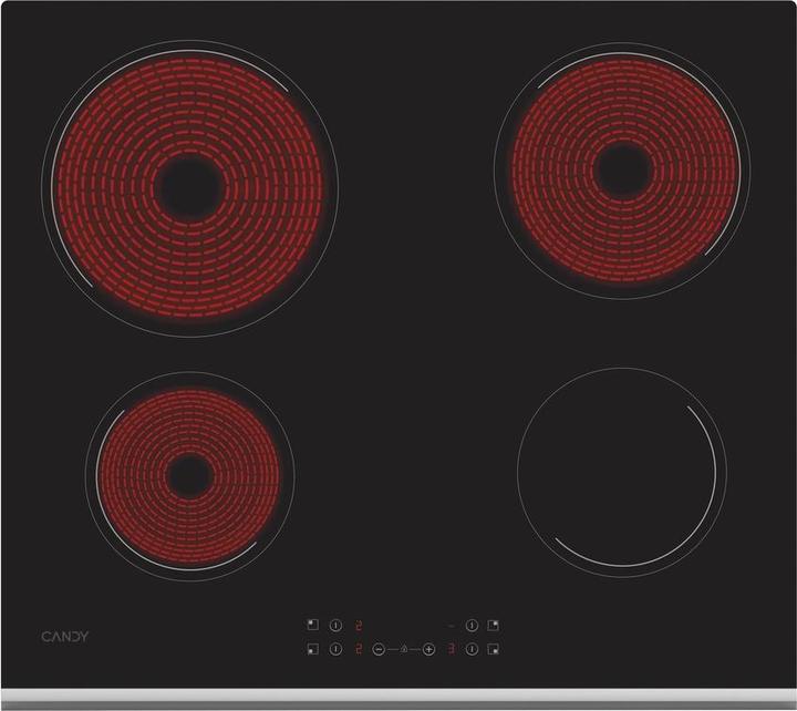 Actual product image Candy CH64XB Black Built-in Ceramic 4 Cooker(s)