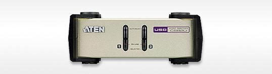 Actual product image Aten CS82U, 2 Port KVM Switch, USB, PS/2 & VGA