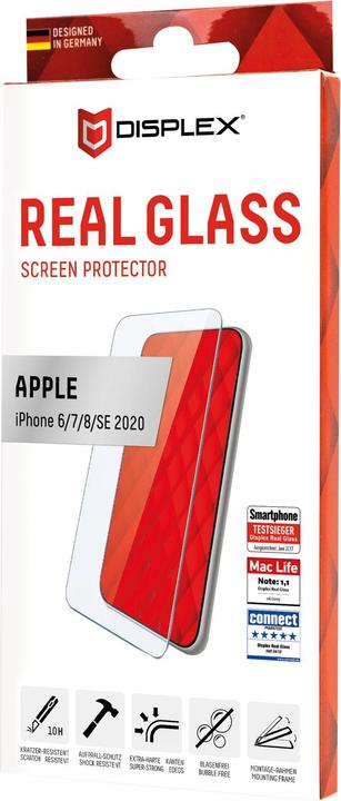 Produktbild Displex Real Glass, 2D Panzerglas (1 Stück, Apple iPhone 6)