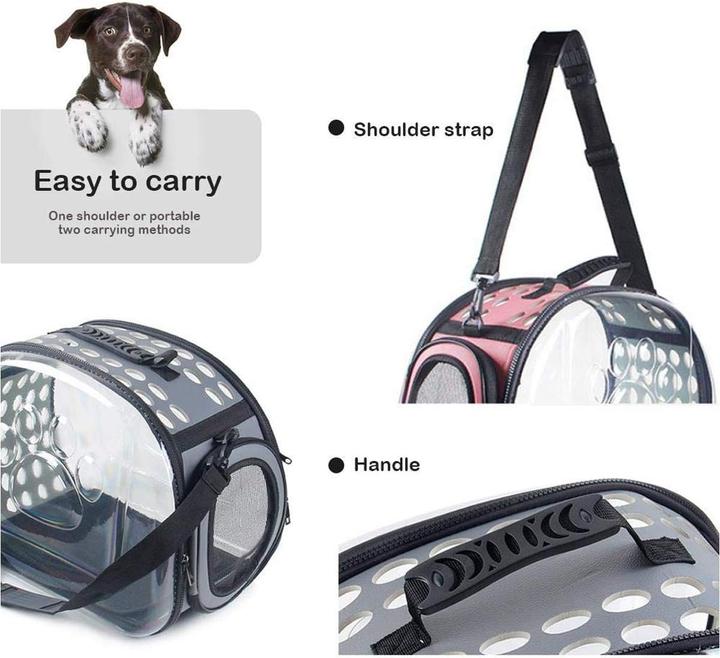 Produktbild Petcute Hunde- und Katzentragetasche (Katze, Hund, Atmungsaktiv)