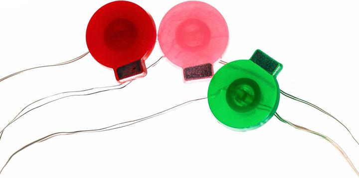 Image du produit Lindby Guirlande lumineuse LED Motje, boules,rouge, vert (3.20 m)