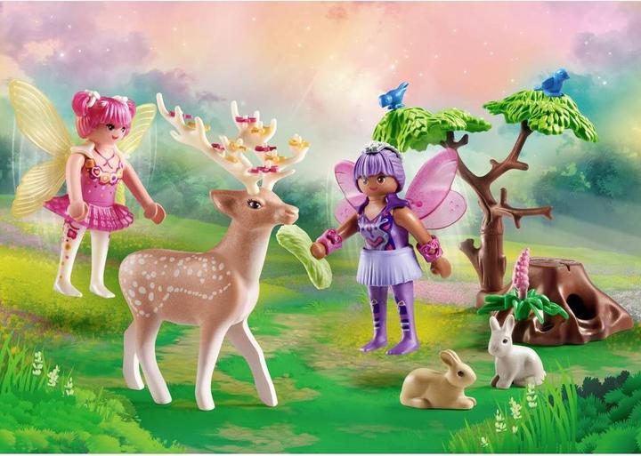 Productafbeelding Playmobil Feeën met schattige bosdieren (71800, Playmobil prinses magie)