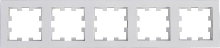 Produktbild Panasonic WDTF00052WHEU1 Karre Plus 55 Abdeckrahmen 5fach weiss