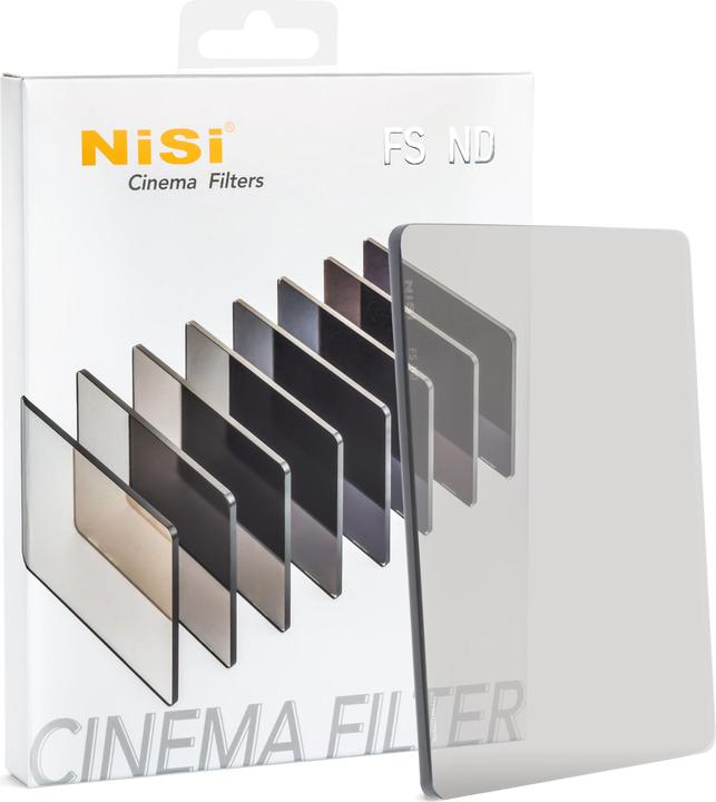 Actual product image Nisi Full Spectrum Cinema FS ND 4×5.65″ Nano Ti Neutral Density Filter (1.8) – 6 Stop (Neutral colour filter)
