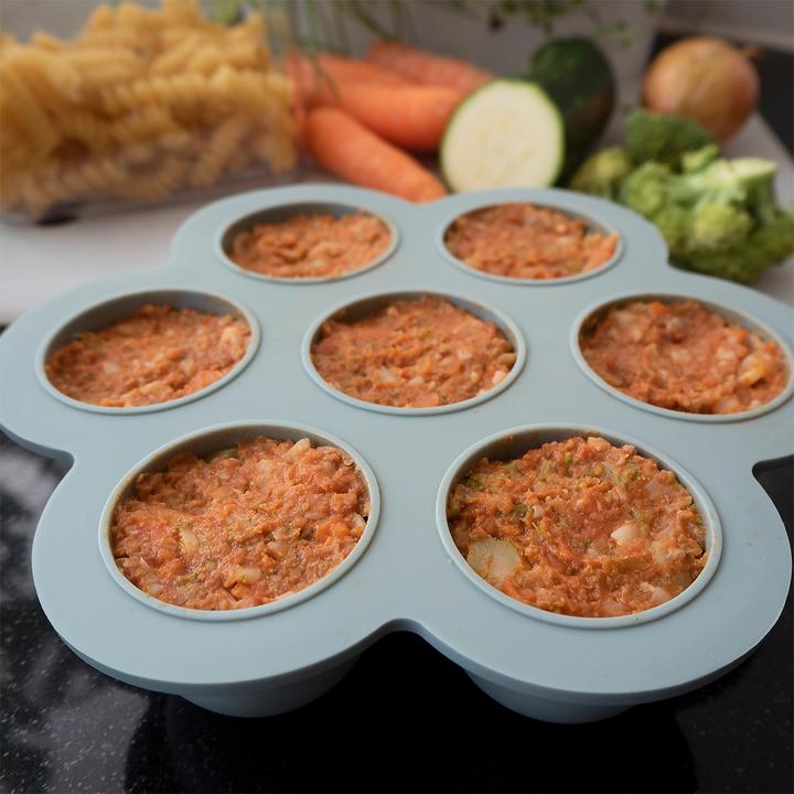 Image du produit Le Toft - Baby Food Freezer Cubes - Smokey Green - 75 ml per compartment