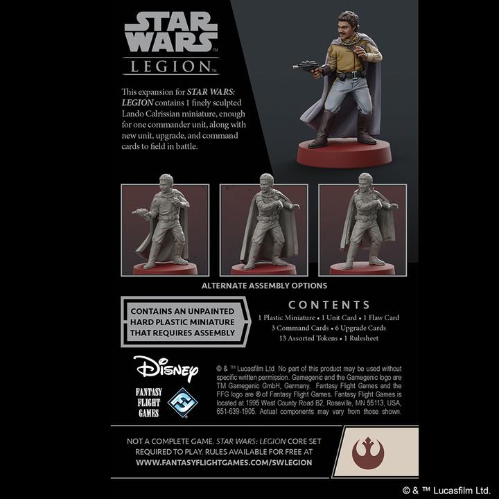 Produktbild FFG FFGD4672 - Lando Calrissian: Star Wars Legion, ab 14 Jahren (Erweiterung, DE-Ausgabe) (Deutsch)
