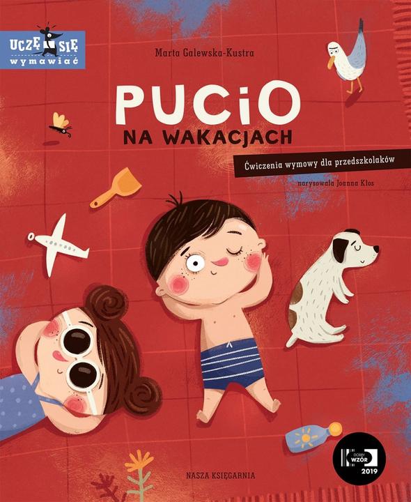 Nasza Ksiegarnia Il libro di Pucio in vacanza. Esercizi di pronuncia per bambini in età prescolare.