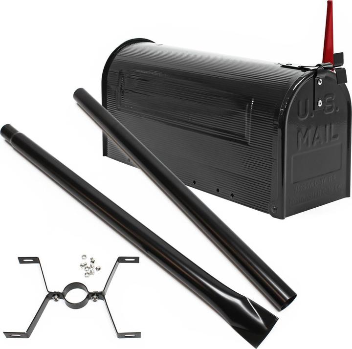 Actual product image Wiltec US Mailbox Letter Post Box American Design with Stand