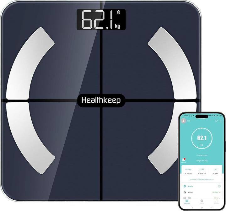 Produktbild Healthkeep Bluetooth-Körperanalysewaage (180 kg)