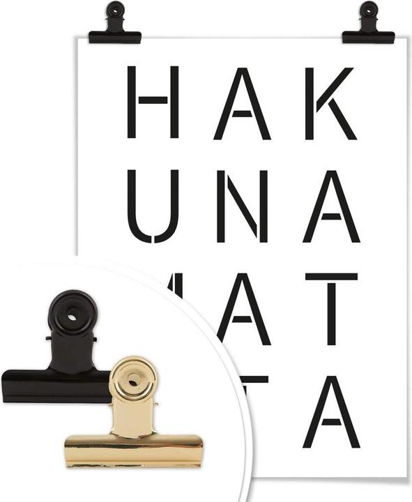 Image du produit Trenddeko Tableau Hakuna Matata (24 x 30 cm)
