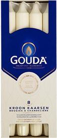 Productafbeelding Gouda Kroonkaarsen Ivoor 8 stuks (8 Pcs.)