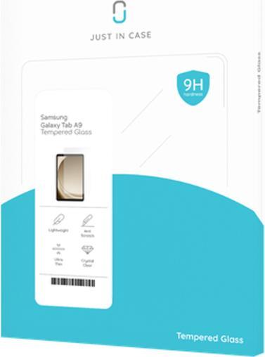 Actual product image Just in Case Tempered glass clear screen protector Samsung Galaxy Tab A9 (1 Piece, Galaxy Tab A9)