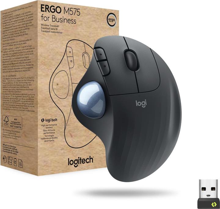 Actual product image Logitech Ergo M575 for Business (Wireless)