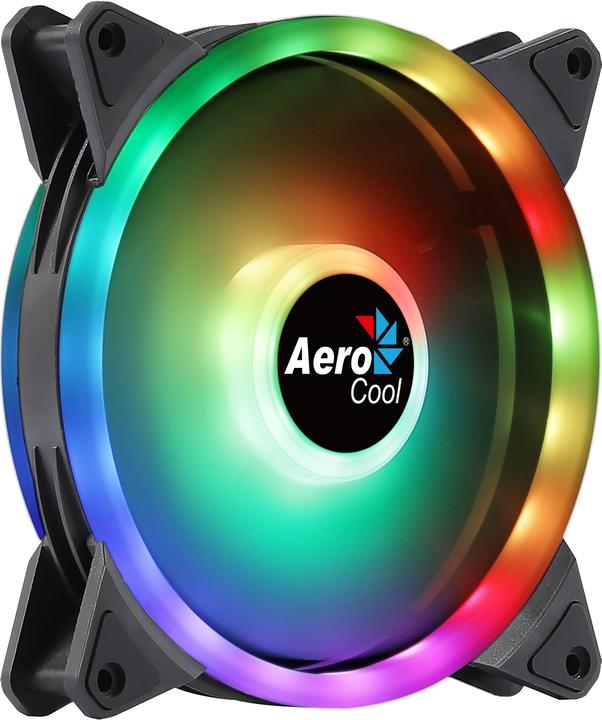 Image du produit AeroCool Duo 14 Boîtier d'ordinateur Ventilateur 14 cm Noir (140 mm, 1 x)
