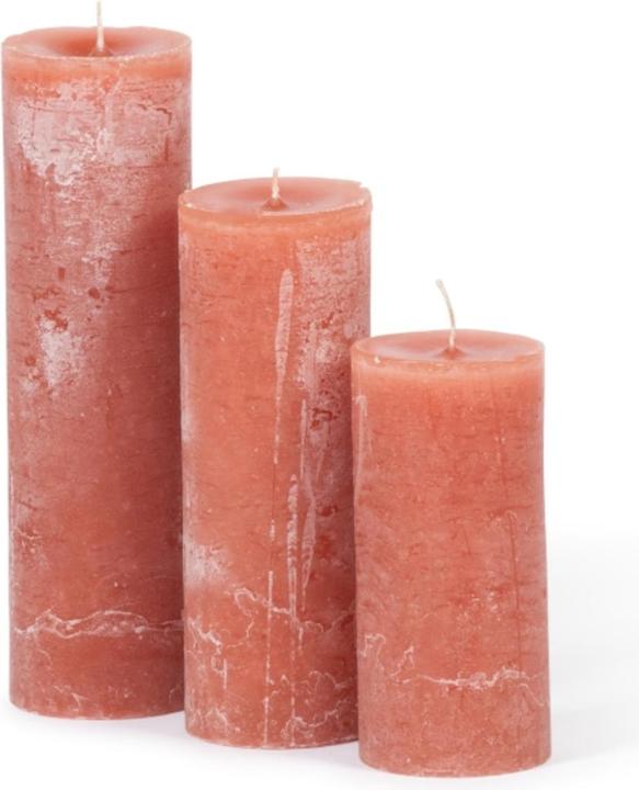 Produktbild Dekocandle Zylinder-Kerze terracotta Ø 7 x 25 cm (1 Stück) (1 Stk.)