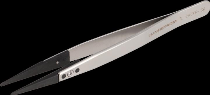 Produktbild Lindstrom Lindström TL 2ACFR-SA ESD Pinzette 2ACF Flach-rund 130 mm
