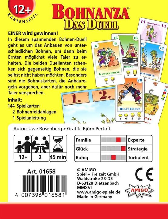 Produktbild Amigo Bohnanza - Das Duell (Deutsch)