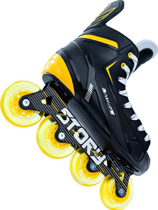 Immagine prodotto Story Pattini da hockey a rotelle Compact Mission giallo 40 (1101005065144) (40)