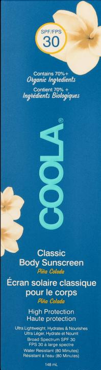 Actual product image Coola Suncare Classic Lotion Pina Colada (Sun cream face, SPF 30, 148 ml, 148 g)