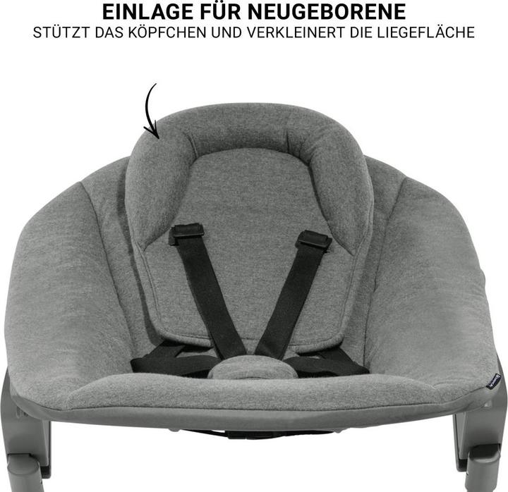 Actual product image Hauck Highchairs Beta Plus Natural 5-piece Newborn Set - Highchair + (Highchair)