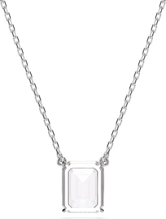 Produktbild Swarovski Stilla Halskette Oktagon Schliff Weiss (Swarovski Metall, 40 cm)