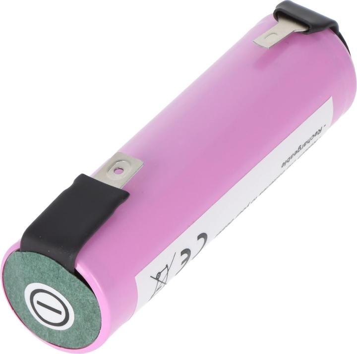 Immagine prodotto AccuCell Batteria 18650 con linguette di saldatura per attrezzi da giardino Li-ion, 3,7V, 2600mAh