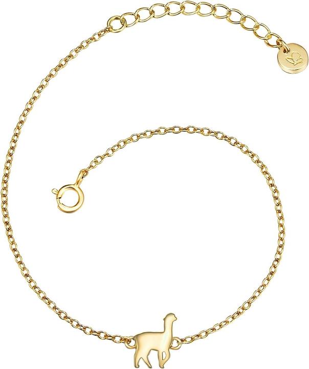 Glanzstücke München Damen Alpaka Sterling Silber gelbgold 17,0 cm Basislänge + 3,0 cm Verlängerung - 11842 (17 cm, Sterling Silber)
