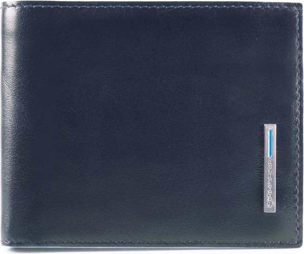 Actual product image Piquadro Men's wallet with coin and credit card pocket