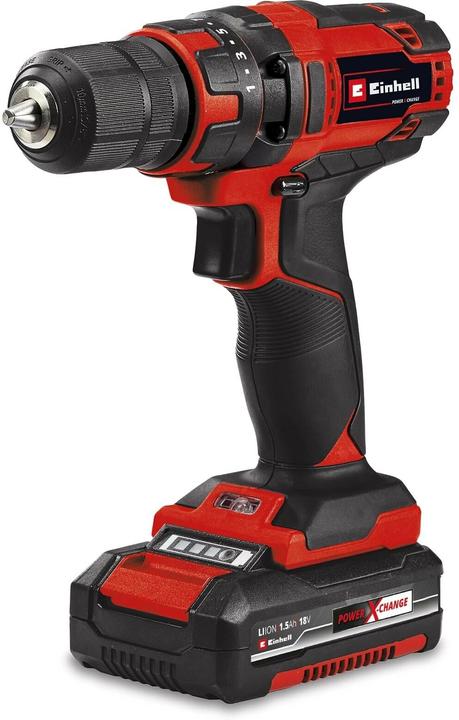 Einhell Akku-Bohrschrauber TC-CD 18/38-2 Li ( 1 x 1,5 Ah) (Akkubetrieb)