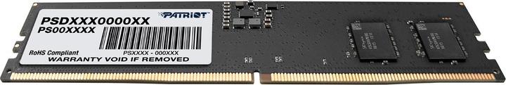 Actual product image Patriot Signature Memory, DDR5, 16GB, 4800MHz, CL40 (PSD516G480081) (1 x 16GB, 4800 MHz, DDR5 RAM, DIMM)