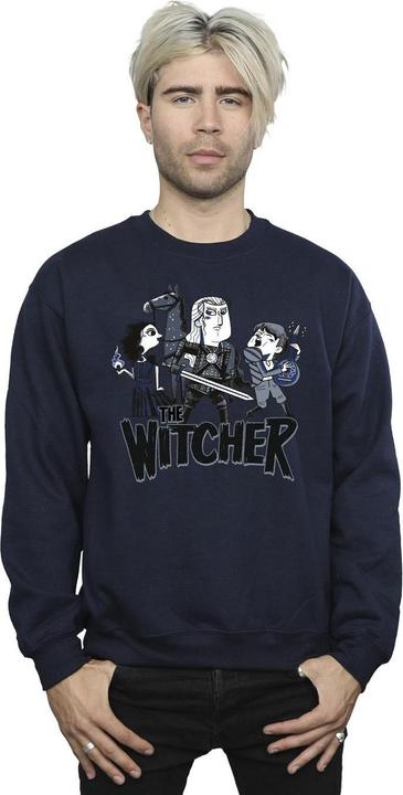 Produktbild Netflix The Witcher Team Illustrated Sweatshirt (L)