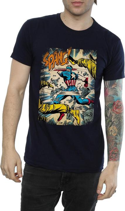 Image du produit - T-shirt CAPTAIN AMERICA SPANG - Homme (3XL)
