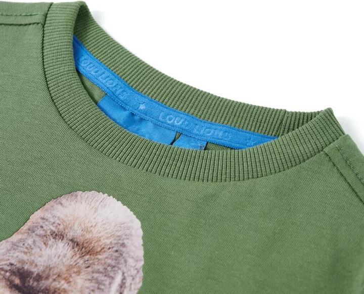 Produktbild VidaXL Kinder-Langarmshirt Helles Khaki 92,Material: 100 (92)