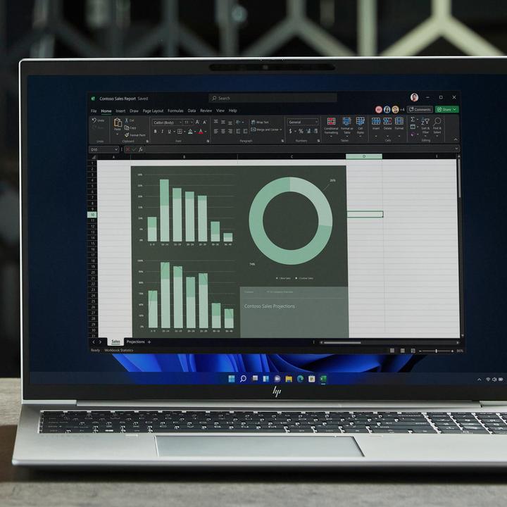 Actual product image HP EliteBook 865 G9 (16", AMD Ryzen 9 Pro 6950HS, 32 GB, 1000 GB, DE)