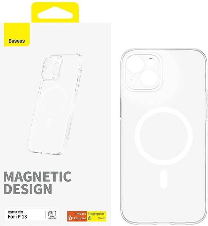 Baseus Magnetische Handyhülle für iP 13 OS-Lucent-Serie (klar) (Apple iPhone 13)