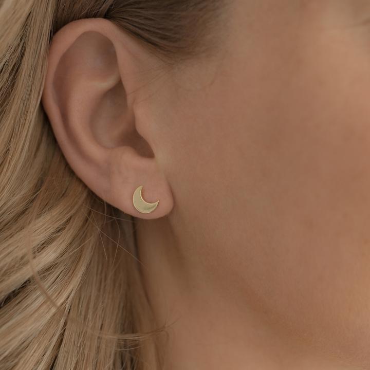 Produktbild Glanzstücke München Damen Mond Sterling Silber gelbgold - 11528 (Sterling Silber)