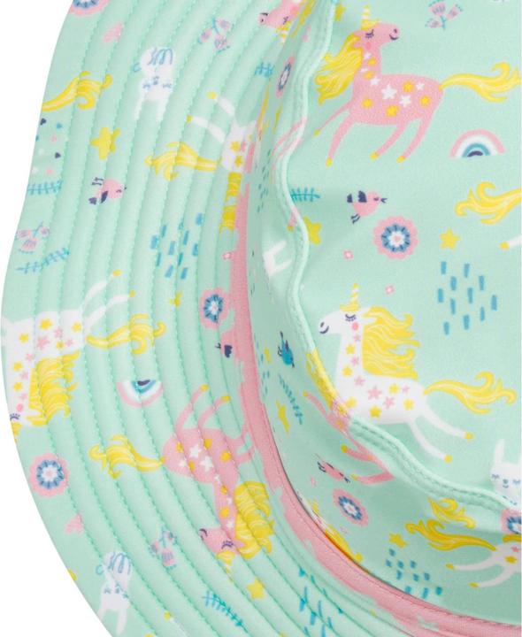Actual product image Playshoes Sun Hat UV Protection Unicorn Mint/Pink Size 51 cm (51)