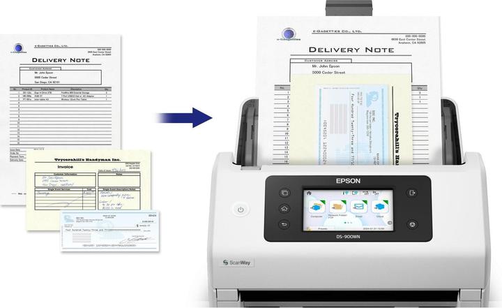 Actual product image Epson Workforce DS-900WN document scanner (USB)
