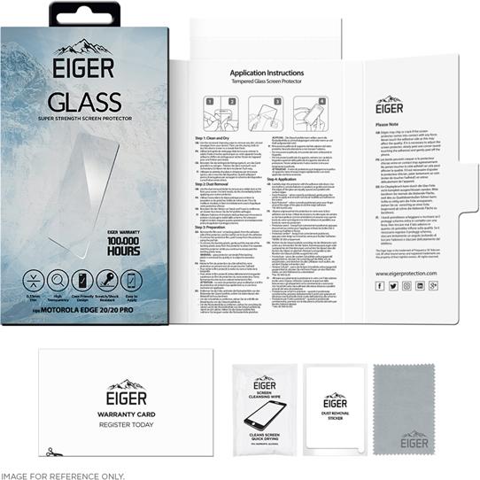 Immagine prodotto Eiger Mountain Glass Clear (1 Pezzo/i, Motorola Edge 20)