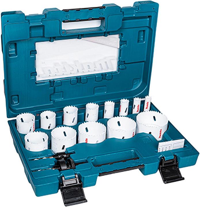 Actual product image Makita Universal hole saw set (16, 19, 22, 25, 32, 35, 37, 44, 51, 57, 64, 68, 76 mm)