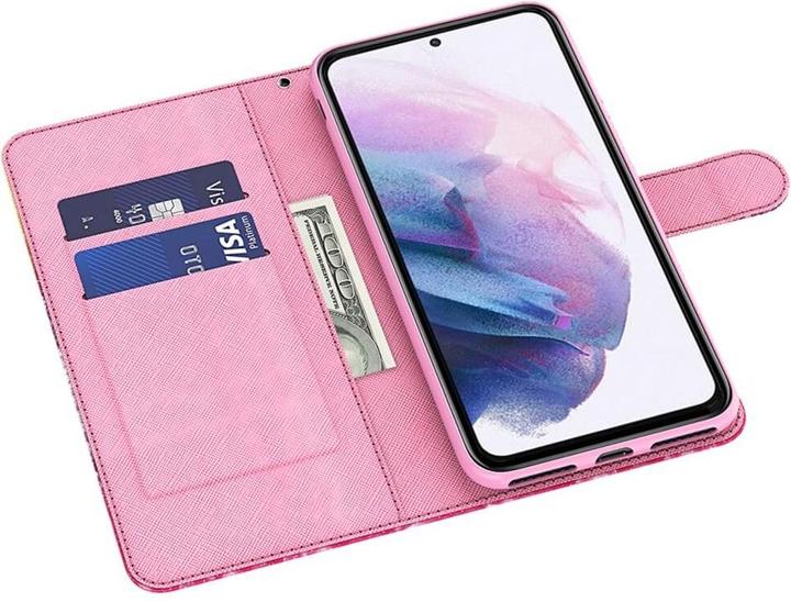 Produktbild Cover-Discount Etui Glitzer Effekt Schmetterling blau (Samsung Galaxy S24)